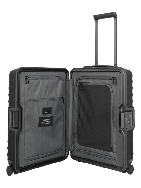 Titan Utazási bőrönd Titan Overseas S20 Nightshade black