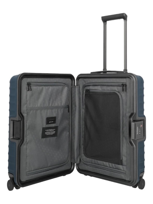 Titan Utazási bőrönd Titan Overseas S20 Midnight blue
