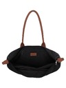 Charm London Válltáska Charm London Buckingham 23816 Black Cognac