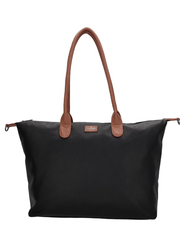 Charm London Válltáska Charm London Buckingham 23816 Black Cognac