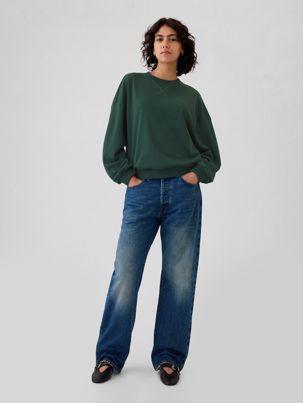 GAP Oversize polár pulóver GAP