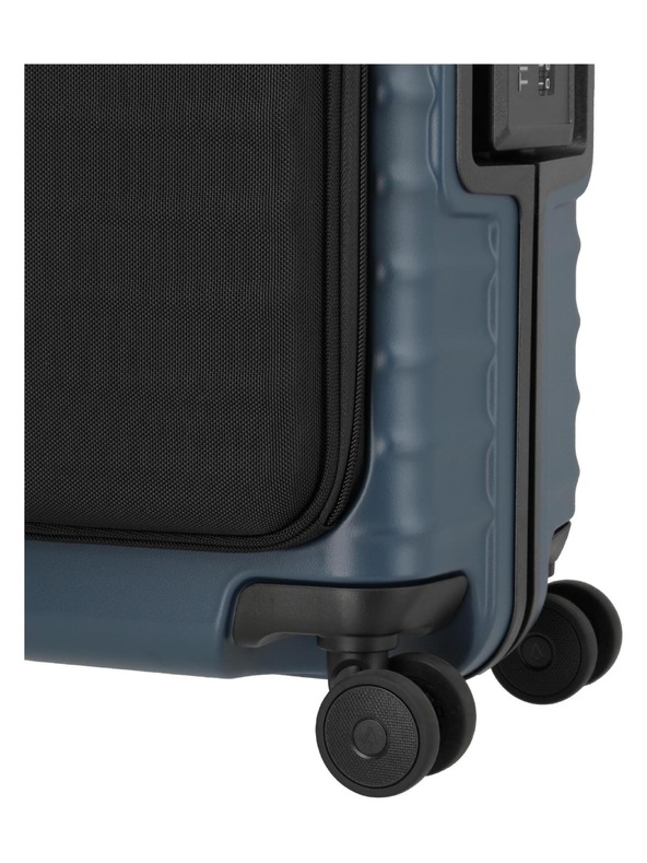 Titan Utazási bőrönd Titan Overseas S Front pocket Midnight blue