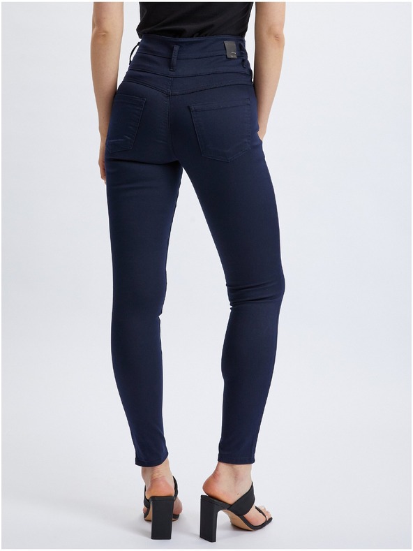 Orsay ORSAY sötétkék skinny fit női nadrág