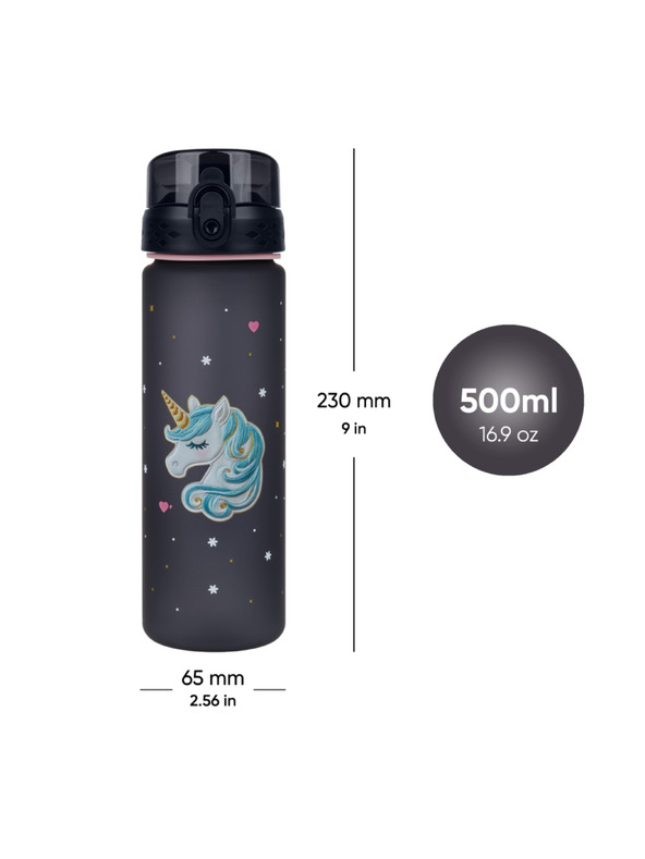 BAAGL  BAAGL Tritán ivóvitalienú Unicorn Gold, 500 ml