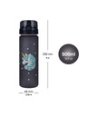 BAAGL  BAAGL Tritán ivóvitalienú Unicorn Gold, 500 ml