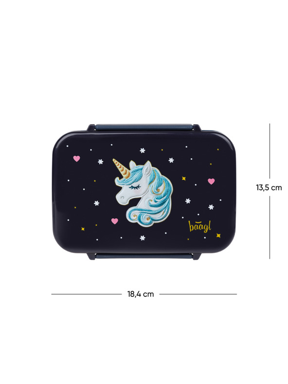 BAAGL  BAAGL Szendvicsdoboz rekeszekkel Unicorn Gold