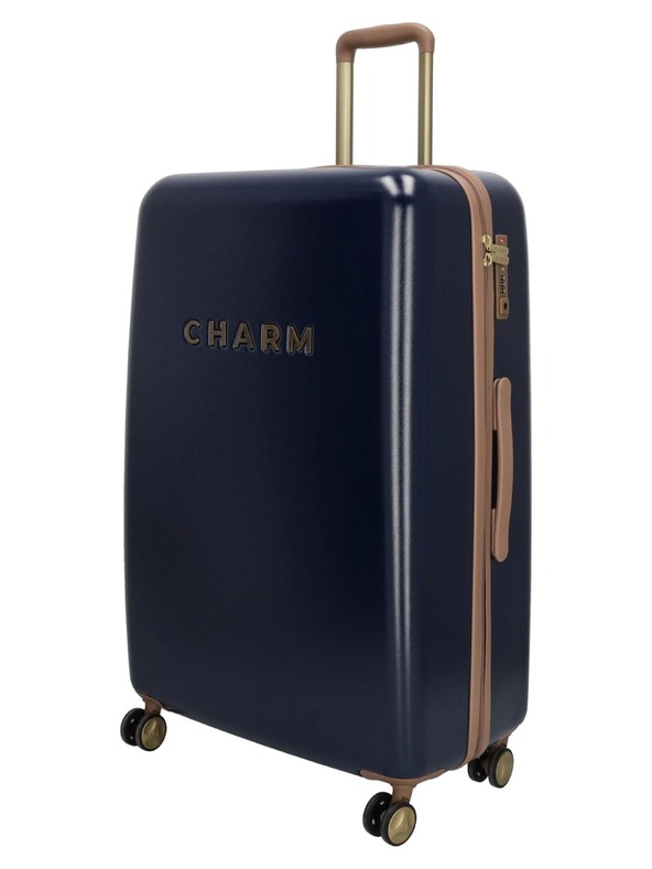 Charm London Utazási bőrönd Charm London Capetown L Navy