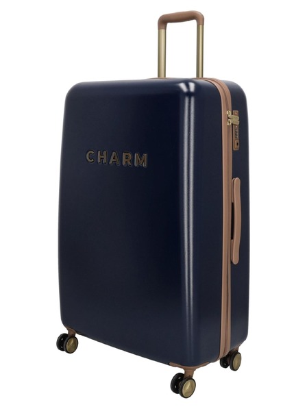 Charm London Utazási bőrönd Charm London Capetown L Navy