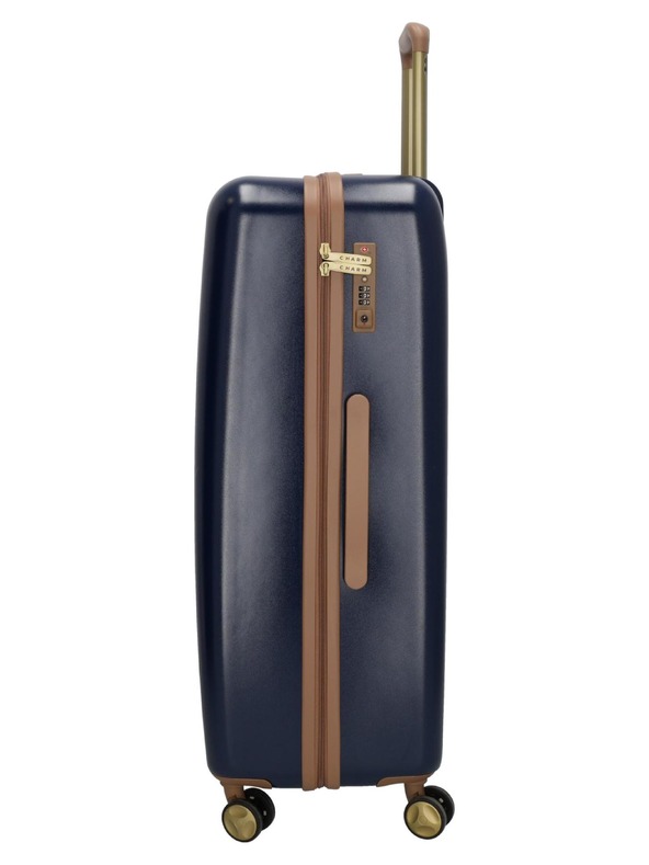 Charm London Utazási bőrönd Charm London Capetown L Navy