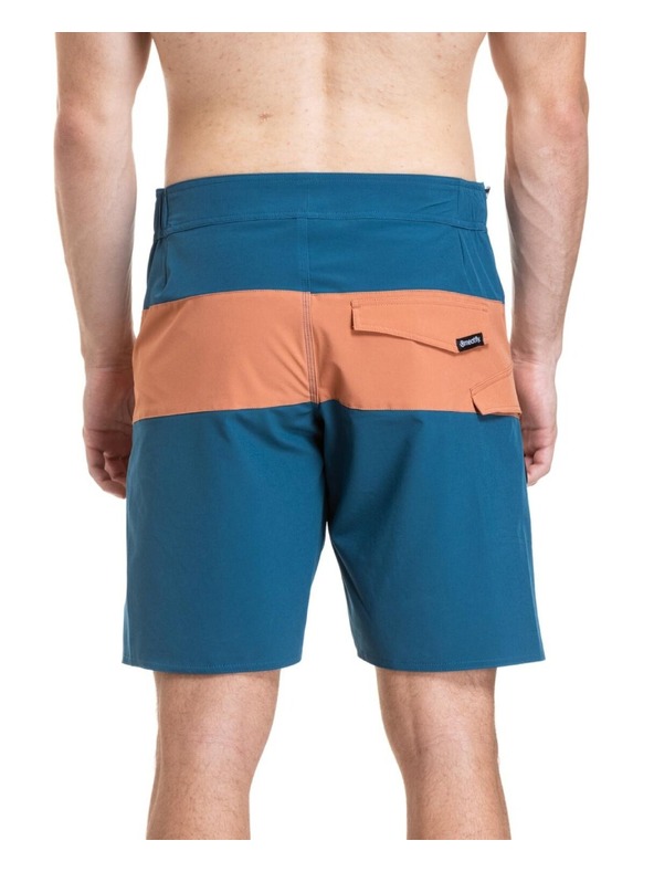 Meatfly Meatfly férfi fürdőnadrág Mitch Boardshorts 21" Super Teal / Sienna