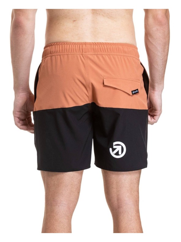 Meatfly Meatfly férfi fürdőnadrág Keith Boardshorts 17" Sienna / Black