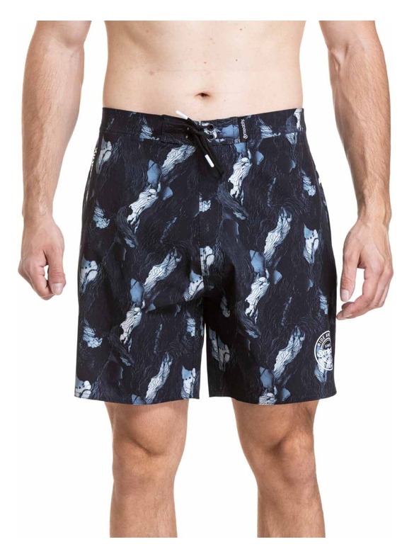Meatfly Meatfly férfi fürdőnadrág Ernie Boardshorts 19" Deep Lake
