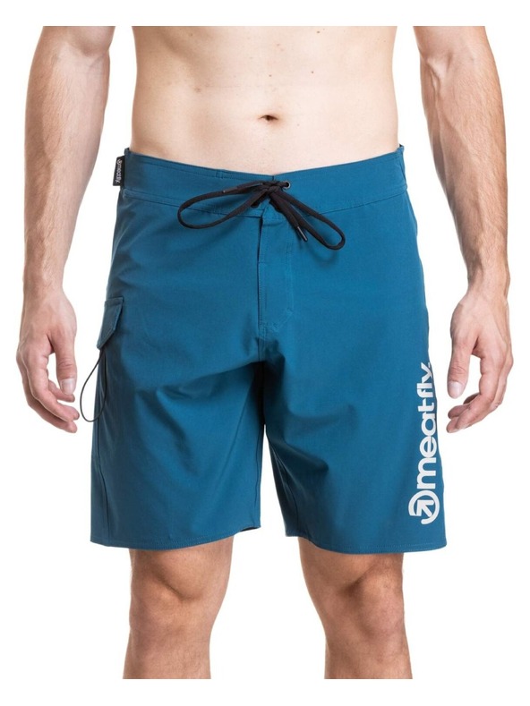 Meatfly Meatfly férfi fürdőnadrág Mitch Boardshorts 21" Super Teal