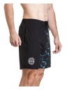 Meatfly Meatfly férfi fürdőnadrág Ernie Boardshorts 19" Green Mountains / Quiet Gray
