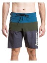 Meatfly Meatfly férfi fürdőnadrág Mitch Boardshorts 21" Olive / Super Teal