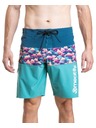 Meatfly Meatfly férfi fürdőnadrág Mitch Boardshorts 21" Clouds
