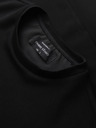 Ombre Clothing Férfi pulóver ezüst és fekete leopárd applikációval a háton kerek nyakkivágással - fekete V1 OM-SSNZ-0274 Ombre Clothing