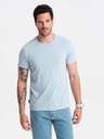Ombre Clothing Világoskék férfi basic póló Ombre Clothing Ombre Clothing
