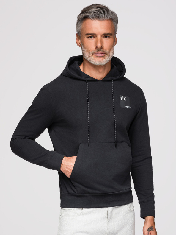 Ombre Clothing Férfi kenguru kapucnis pulóver Ombre Clothing