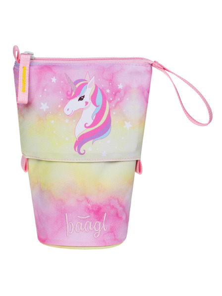 BAAGL  BAAGL Iskolai tolltartó Színes ceruza Rainbow Unicorn GRS