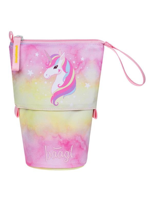 BAAGL  BAAGL Iskolai tolltartó Színes ceruza Rainbow Unicorn GRS