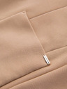 Ombre Clothing Férfi strukturált dzseki magas állással és kapucnival - világosbarna V1 M167 Ombre Clothing