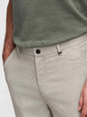 Ombre Clothing Férfi chino nadrág REGULAR FIT rugalmas derekkal - szürke és bézs V1 P1525 Ombre Clothing