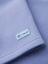 Ombre Clothing Uniszex melegítő rövidnadrág bordázott derekkal - levendula V9 OU-SRBC-0101 Ombre Clothing