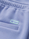 Ombre Clothing Uniszex melegítő rövidnadrág bordázott derekkal - levendula V9 OU-SRBC-0101 Ombre Clothing
