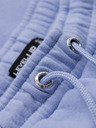 Ombre Clothing Uniszex melegítő rövidnadrág bordázott derekkal - levendula V9 OU-SRBC-0101 Ombre Clothing