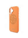 Guess Guess PU Perforated 4G Logo MagSafe Hátsó Tok iPhone 17-hez Orange