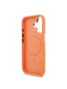 Guess Guess PU Perforated 4G Logo MagSafe Hátsó Tok iPhone 17-hez Orange