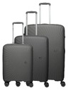 Travelite Tamaris Voyaage S,M,L utazóbőrönd szett Anthracite
