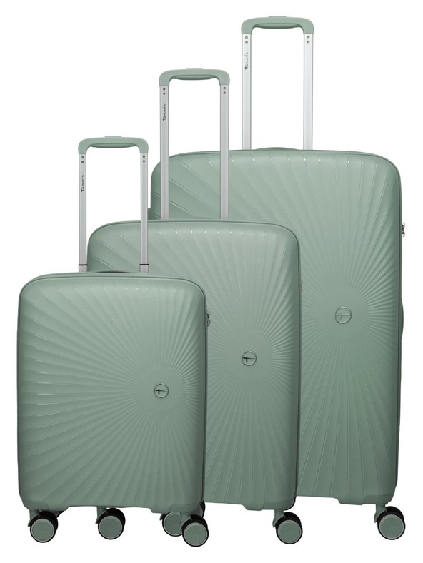 Travelite Tamaris Voyaage S,M,L utazóbőrönd szett Sage Green