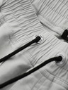 Ombre Clothing Férfi kötött jogger nadrág szárvarrással - világosszürke V3 P1521 Ombre Clothing