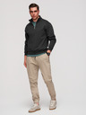 Ombre Clothing Férfi kötött nadrág varrással a szárakon - hamuszürke V1 P1521 Ombre Clothing