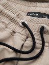 Ombre Clothing Férfi kötött nadrág varrással a szárakon - hamuszürke V1 P1521 Ombre Clothing