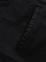 Ombre Clothing Férfi klasszikus chino rövidnadrág felhajtott szárral - fekete V9 W532 Ombre Clothing