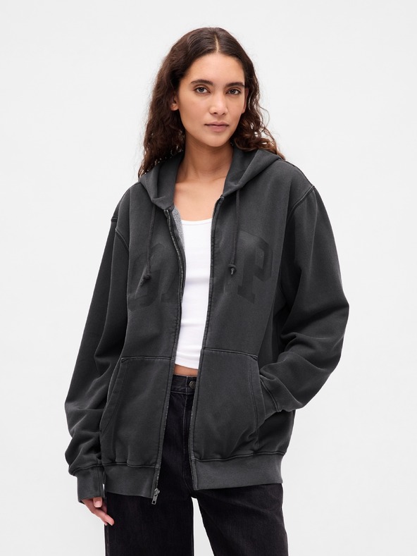 GAP Logós pulóver VintageSoft unisex GAP