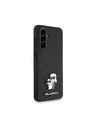 Karl Lagerfeld Karl Lagerfeld PU Saffiano Metal Karl and Choupette Hátlap Samsung Galaxy A56 Black