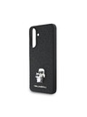 Karl Lagerfeld Karl Lagerfeld PU Saffiano Metal Karl and Choupette Hátlap Samsung Galaxy A56 Black