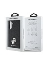 Karl Lagerfeld Karl Lagerfeld PU Saffiano Metal Karl and Choupette Hátlap Samsung Galaxy A56 Black