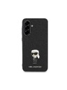 Karl Lagerfeld Karl Lagerfeld Fixed Glitter Metal Ikonik Hátlap Samsung Galaxy A56 Black