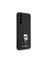 Karl Lagerfeld Karl Lagerfeld Fixed Glitter Metal Ikonik Hátlap Samsung Galaxy A56 Black