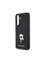 Karl Lagerfeld Karl Lagerfeld Fixed Glitter Metal Ikonik Hátlap Samsung Galaxy A56 Black