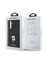 Karl Lagerfeld Karl Lagerfeld Fixed Glitter Metal Ikonik Hátlap Samsung Galaxy A56 Black