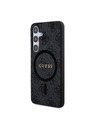 Guess Guess PU Leather 4G Colored Ring MagSafe Hátlap Samsung Galaxy S24 Black