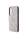 Guess Guess PU Leather 4G Colored Ring MagSafe Hátlap Samsung Galaxy S24 Pink
