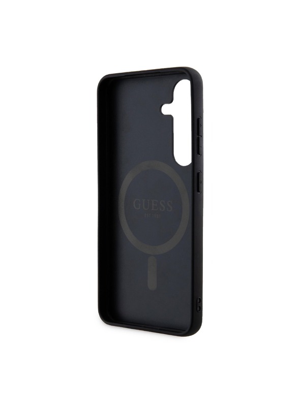Guess Guess PU Leather 4G Colored Ring MagSafe Hátlap Samsung Galaxy S24 Pink