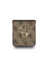 Guess Guess PU 4G Metal Logo Hátlap Samsung Galaxy Z Flip 7 Brown